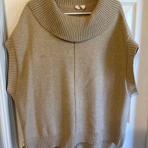 Anthropologie Cowl Neck Sweater in Tan
